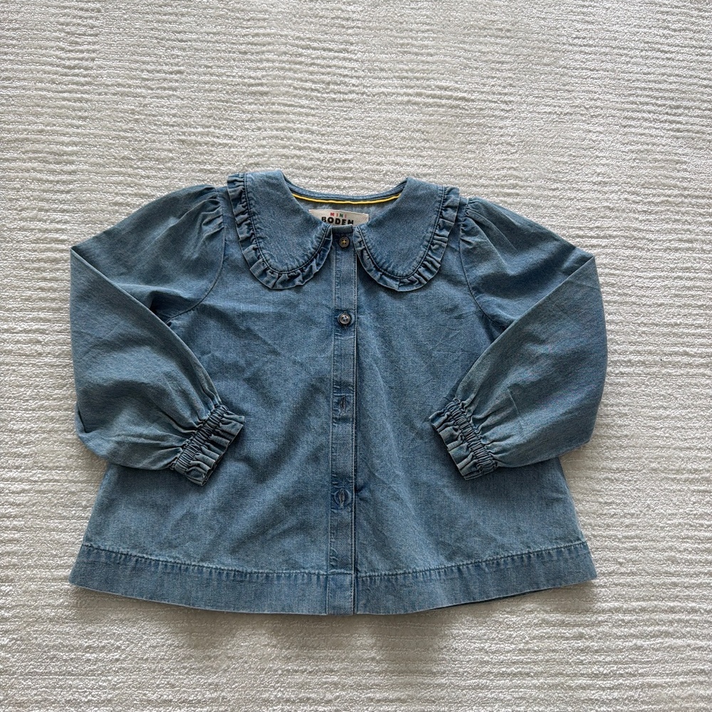 Mini Boden denim shirt size 2-3